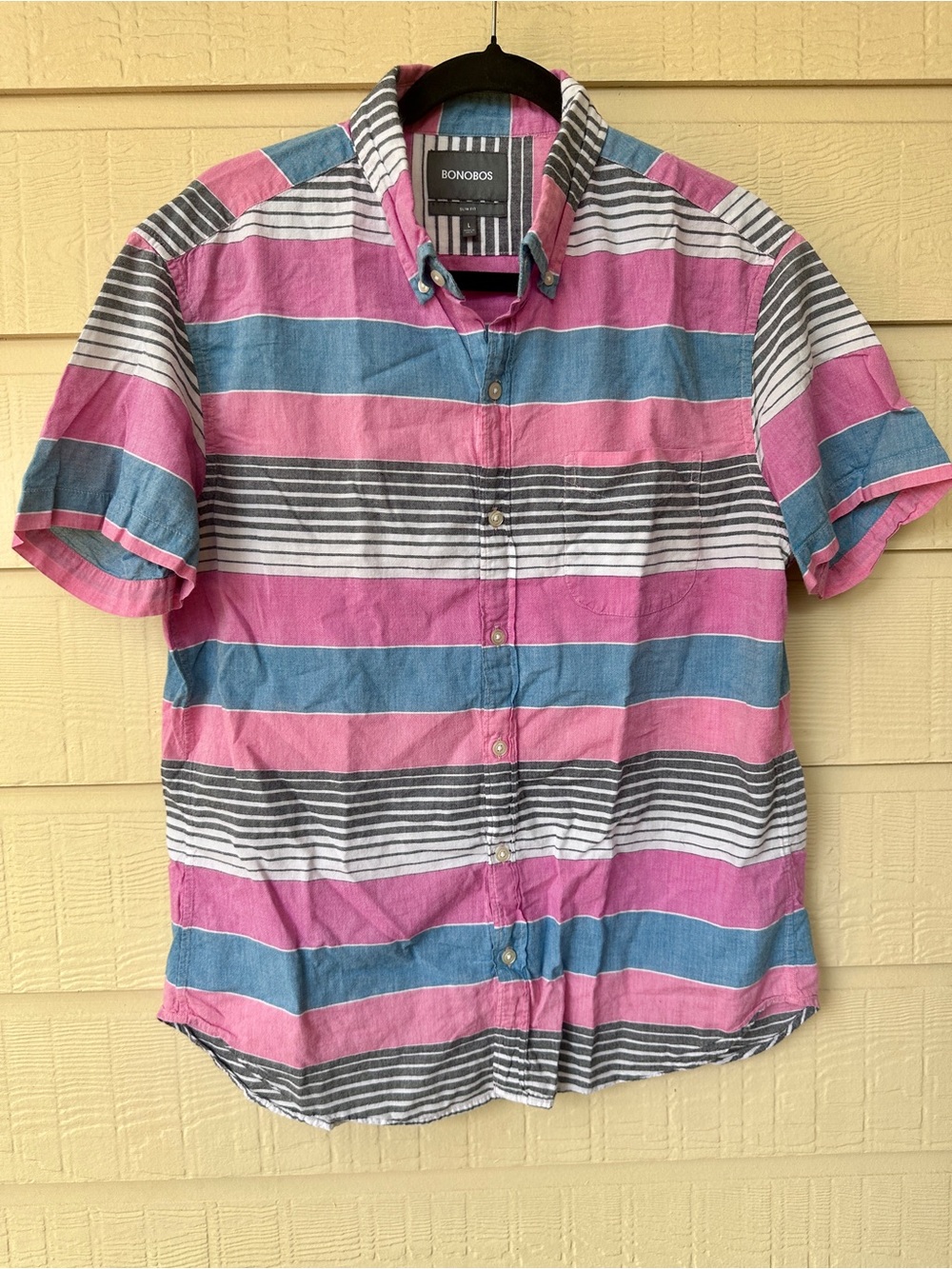 Bonobos Striped Short-Sleeve Button-Up Shirt